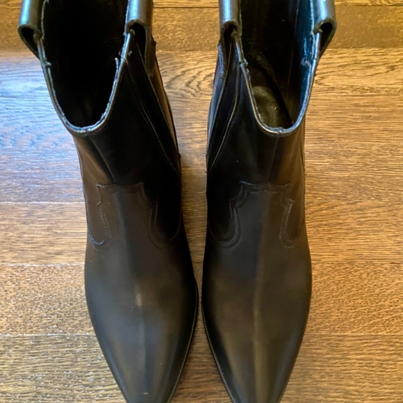 LK Bennett black leather ankle boots - Picture 8 of 10